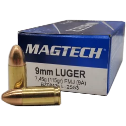 MUNITIONS MAGTECH 9MM FMJ...