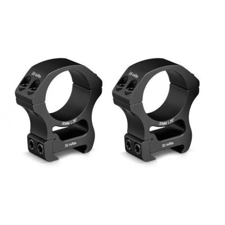 Montage 2 colliers lunette VORTEX Pro Series (21 mm-diam.30mm-BH17) VORTEX - 1