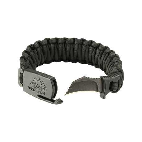 COUTEAU BRACELET PARA-CLAW MEDIUM DE 20 A 25CM PARACORD LAME 38MM - 1