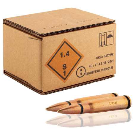 Munitions de Surplus SSO 7.62x39 FMJ X500 - 1