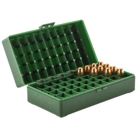 Boîte de rangement 50 munitions cal. 45ACP&LC/44SW/38-357M - 2