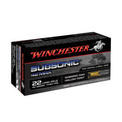 Munition WINCHESTER 22LR SUBSONIC 42GR HP X50 WINCHESTER - 1