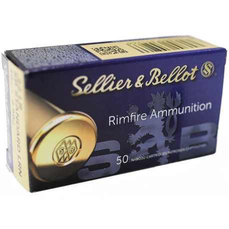 MUNITIONS SELLIER & BELLOT 22LR STANDARD LRN 40GR X50 SELLIER BELLOT - 1