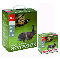 MUNITIONS WINCHESTER SPECIAL CHASSE 12/70 34G PB6 X25 WINCHESTER - 1