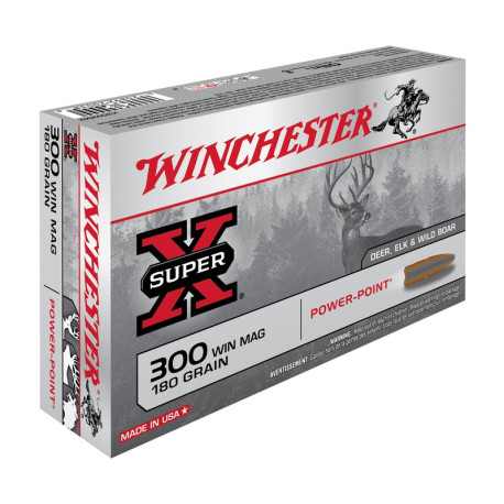 MUNITIONS WINCHESTER 300WIN MAG POWER POINT 180GR X20 WINCHESTER - 2
