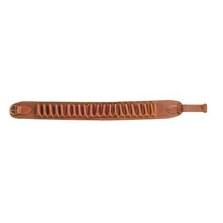 CARTOUCHIERE CAL.12 TUBES TOILE MARRON ET CUIR - 1