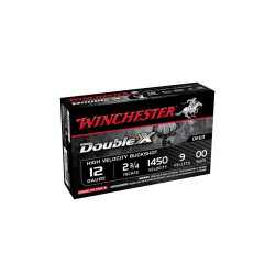 CHEVROTINES WINCHESTER DOUBLE X BUCKSHOT 12/70 33.3 9gr x10 WINCHESTER - 1