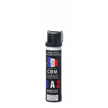 Bombe lacrymogène gaz CS CBM 75ml  - 1