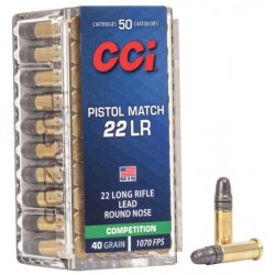 CCI 22lr Pistol Match Competition X50 CCI - 1